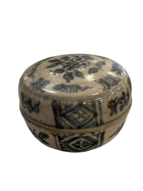 19th Century Chinese/Vietnamese Stoneware Covered Boxes - Anecdote