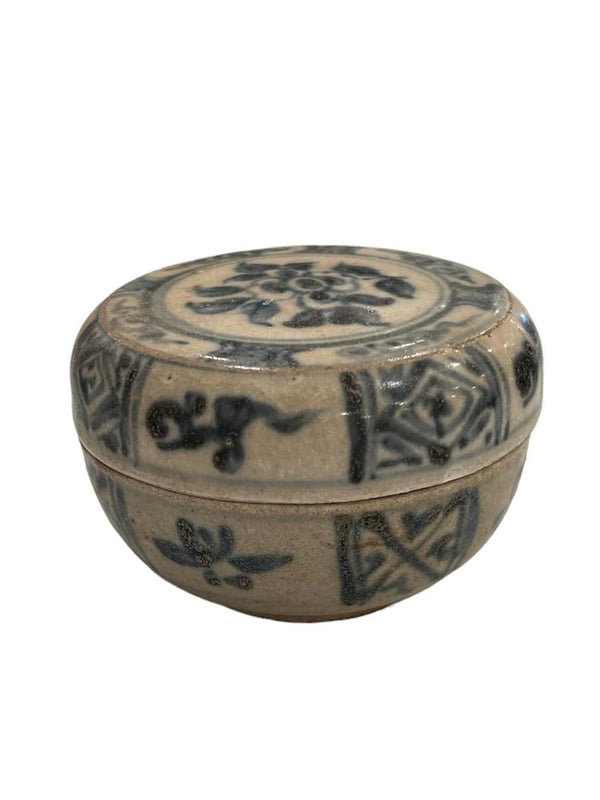 19th Century Chinese/Vietnamese Stoneware Covered Boxes - Anecdote