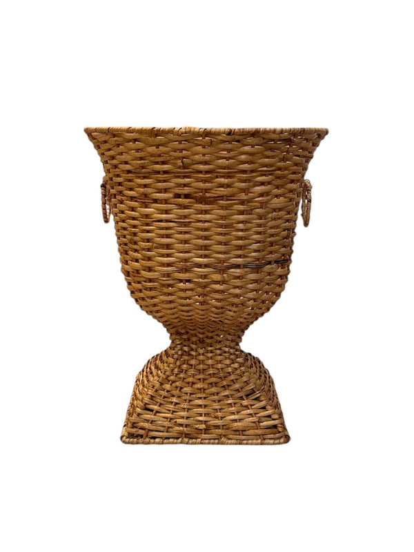 Astor Wicker Urn & Pedestal - Square