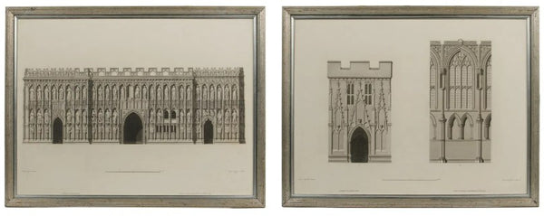 Architectural Engravings - St. Stephen's Chapel. Antique