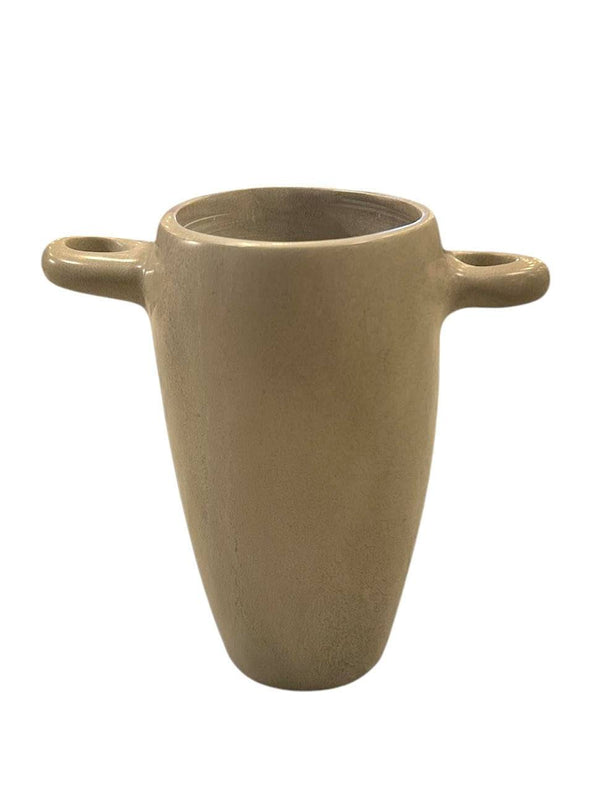 African Stone Vase with Handles, Vintage - Anecdote