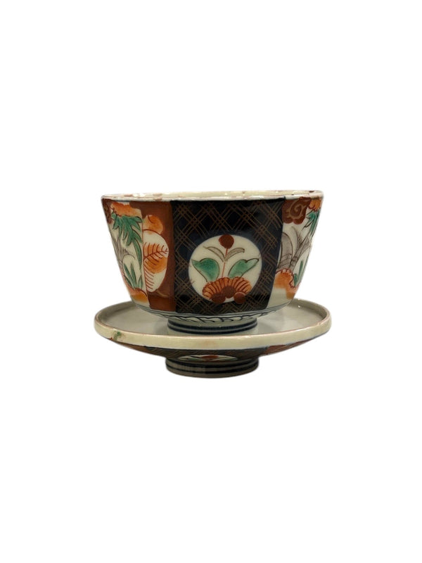 Asian Tea Cup and Saucer, Vintage - Anecdote