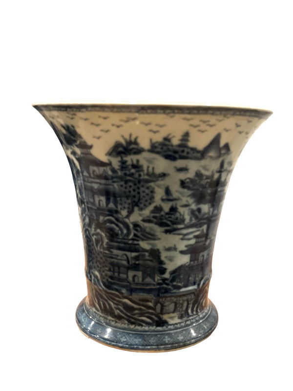 Blue and White Chinoiserie Vase - Anecdote