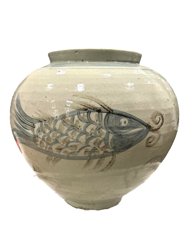 Blue and White Fish Pot - Anecdote