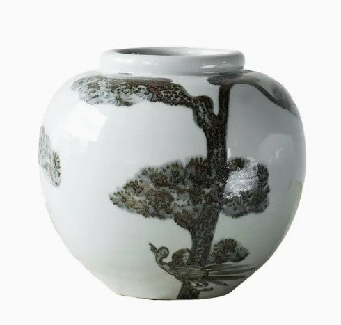 Hand-Painted Jingdezhen Jar - Anecdote