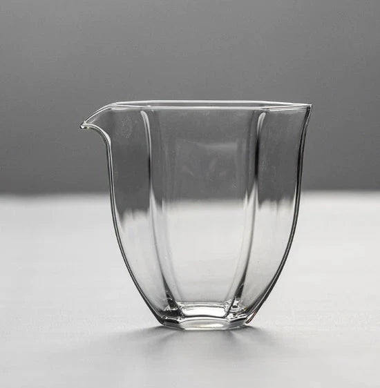 Handmade Hexagon Shaped Glass Pitcher - Anecdote