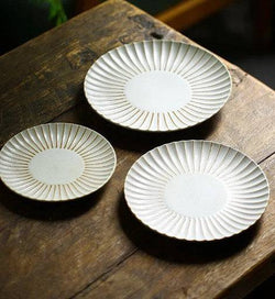 Handmade Japanese Style Ceramic Plates - Anecdote