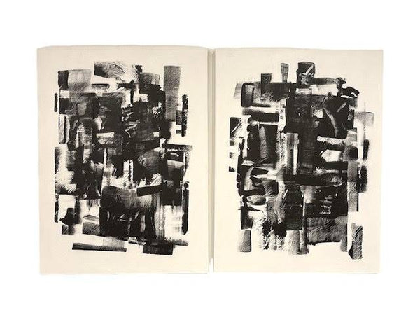 "In Search of Meaning" Diptych by Thomas Masters - Anecdote