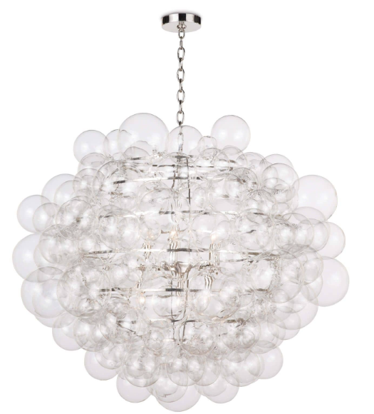 Nimbus Glass Chandelier - Anecdote