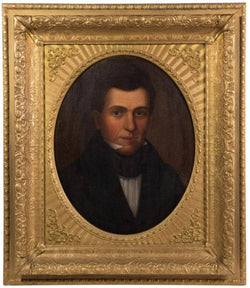 Portrait of a Distinguished Gentleman, Oil on Board, 19th c. - Anecdote