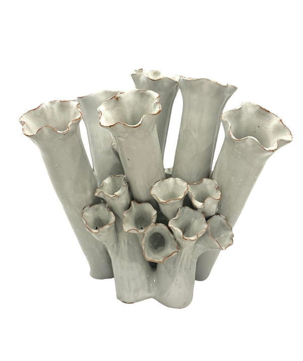 Sea Flowers Coral Ceramic Vase - Anecdote