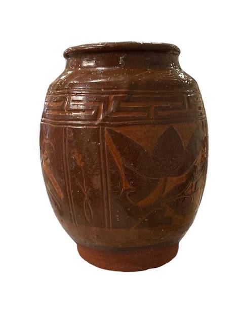 Terracotta Pot with Design - Anecdote