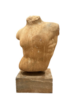 Carved Marble Torso