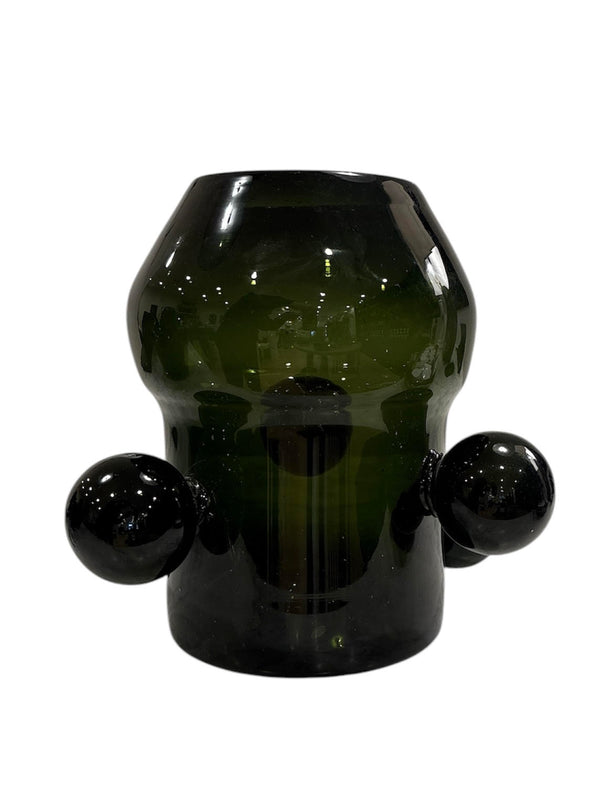 Palmira Green Glass Vase