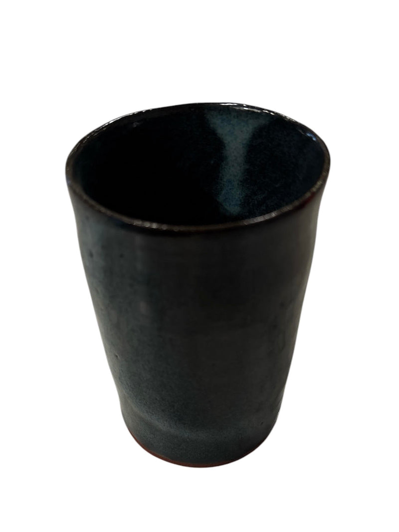 Blue Short Cylinder Vase