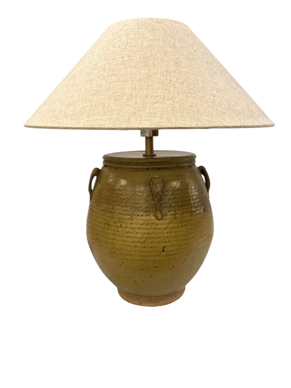 Glazed Water Pot Table Lamp