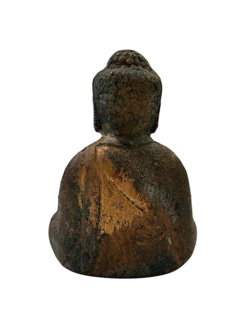 Cast Iron Buddha, Antique