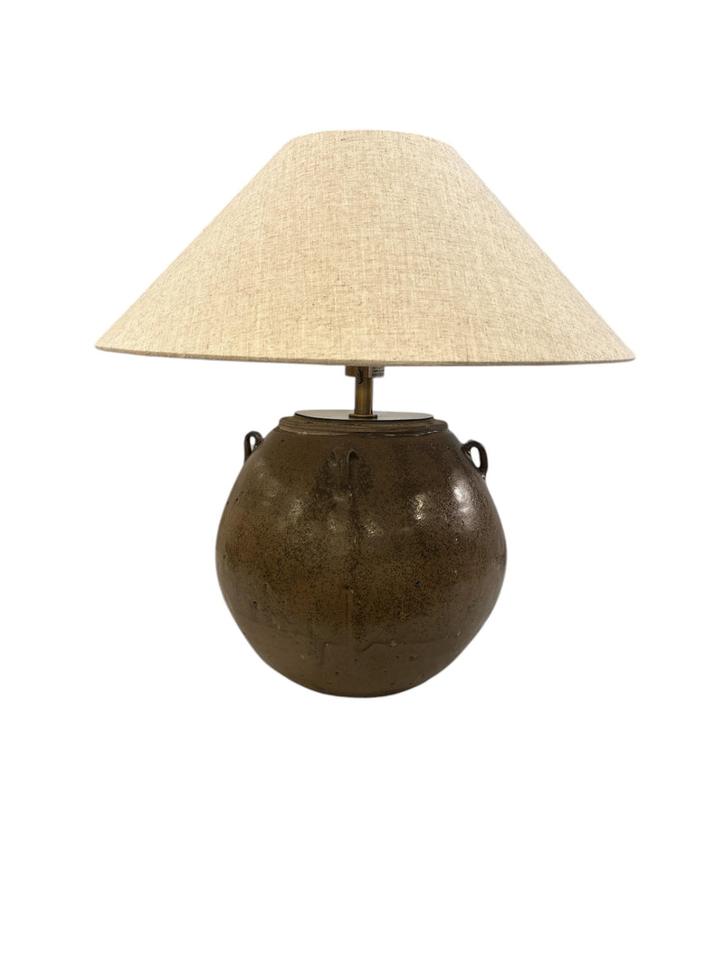 Glazed Water Pot Table Lamp