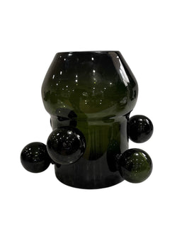 Palmira Green Glass Vase