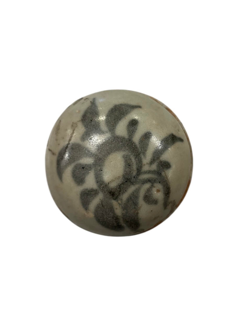 Late Ming Dynasty Covered Jarlet Porcelain Pottery  #1E