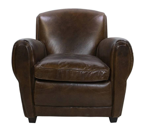 Vintage Inspired Leather Armchair - Anecdote