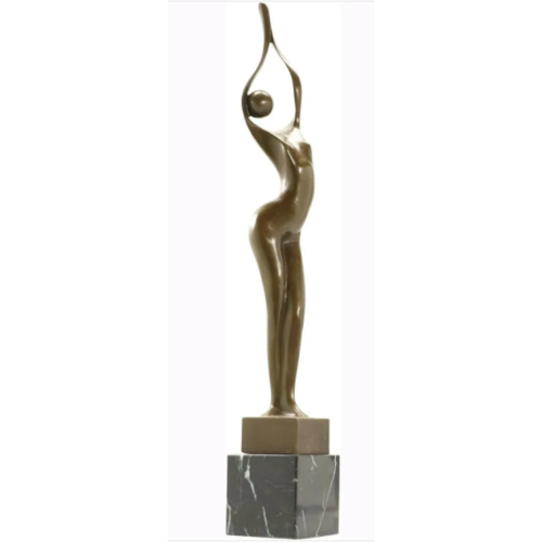 Fine Bronze Dancer, Signed Max Milo