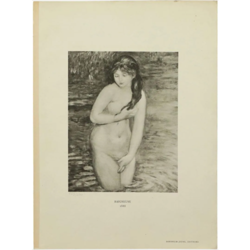 Renoir Vintage Lithograph Pencil Numbered 185/200