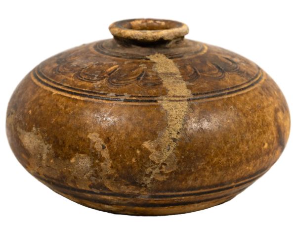 Khmer Style Pottery, Cambodian Honeypot, Circa. 16th Century