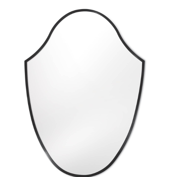 Crest Mirror Steel