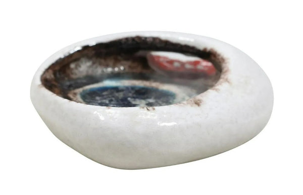 Unique Art Pottery Organic Shaped Bowl