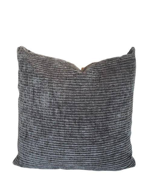 Adriana Steel Throw Pillow - Anecdote