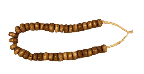 African Bone Beads - Amber Stain - Anecdote