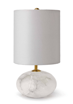 Alabaster Mini Orb Lamp - Anecdote