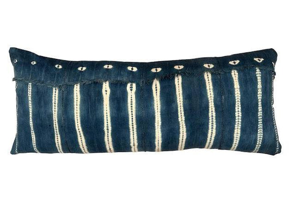 Bambara Mud Cloth Bolster Pillow - Anecdote