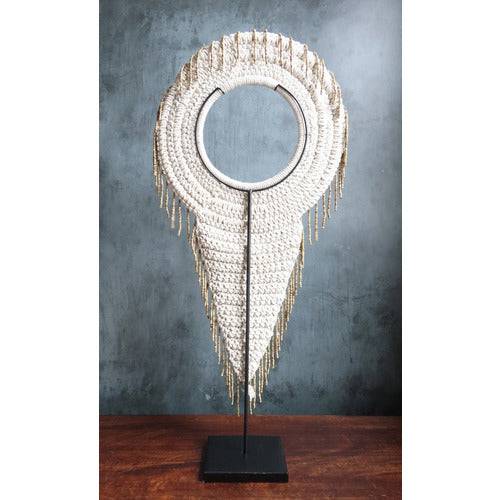 Beaded Tribal Necklaces on a Stand - Anecdote