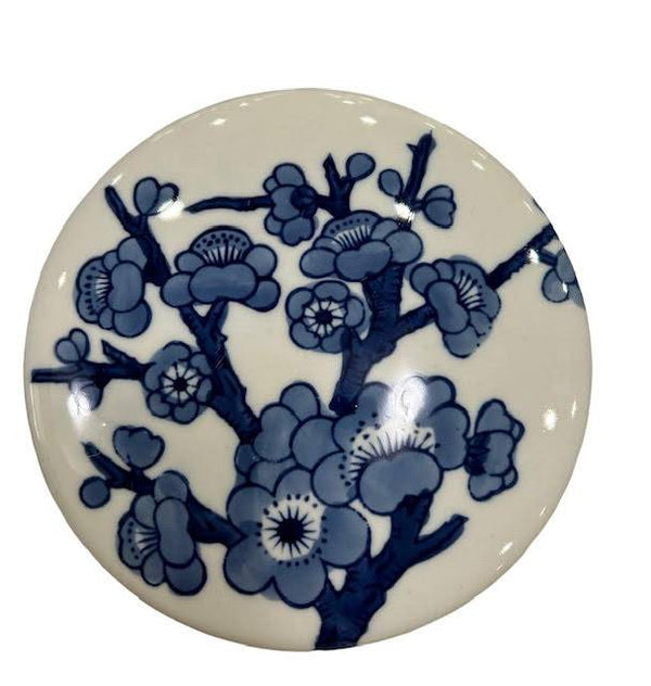 Blue & White Chinoiserie Round Boxes - Anecdote