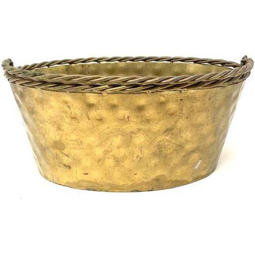 Brass Basket with Handle - Anecdote