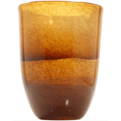 Brown Cut Glass Vase - Anecdote