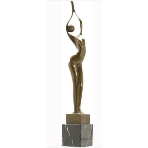 Fine Bronze Dancer, Signed Max Milo - Anecdote