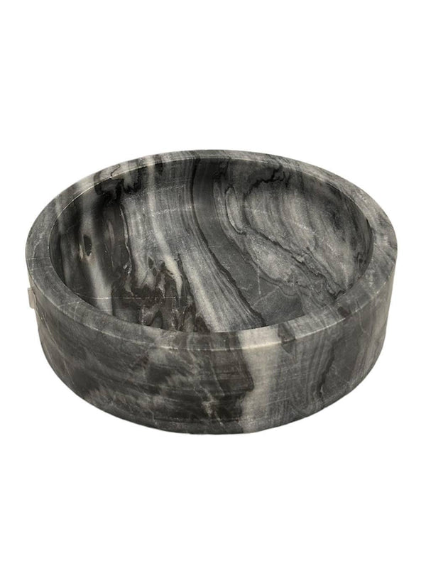 Grey Swirl Marble Bowl - Anecdote