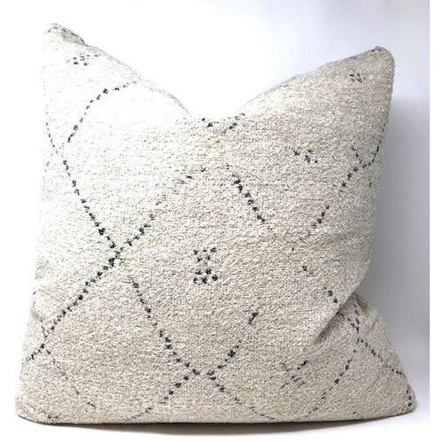 Handloom Natural Throw Pillow - Anecdote