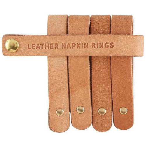 Leather Napkin Rings - Anecdote