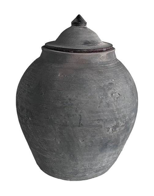 Lidded Villager Jar - Anecdote