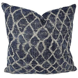 Montego Bay Ink Throw Pillow - Anecdote