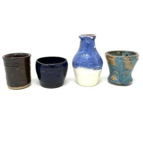 Pottery Blue Vases and Pots - Anecdote