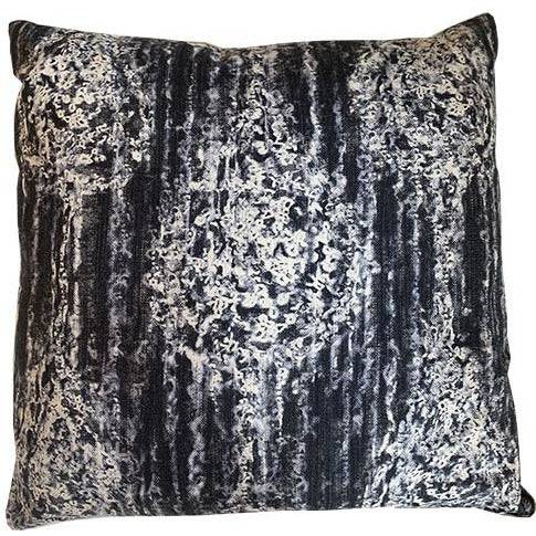 Salone Blue Throw Pillow - Anecdote