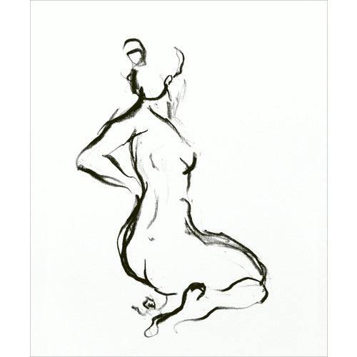 Signed Francine Turk Charcoal Print I - Anecdote