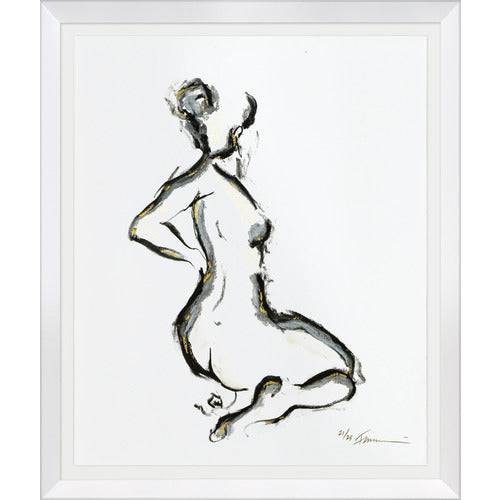 Signed Francine Turk Charcoal Print I - Anecdote