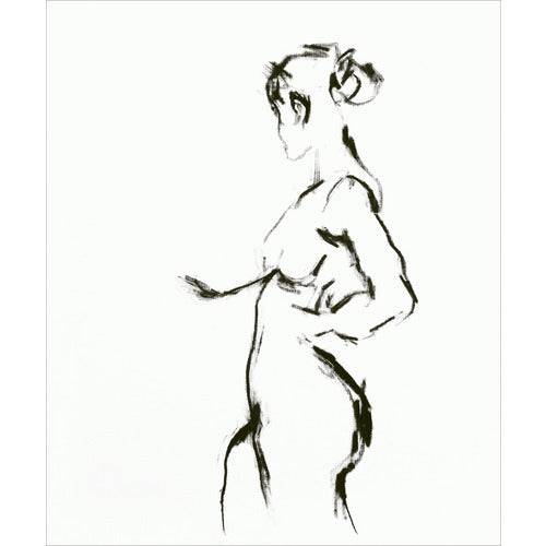 Signed Francine Turk Charcoal Print II - Anecdote