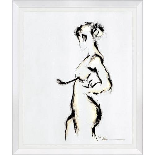 Signed Francine Turk Charcoal Print II - Anecdote